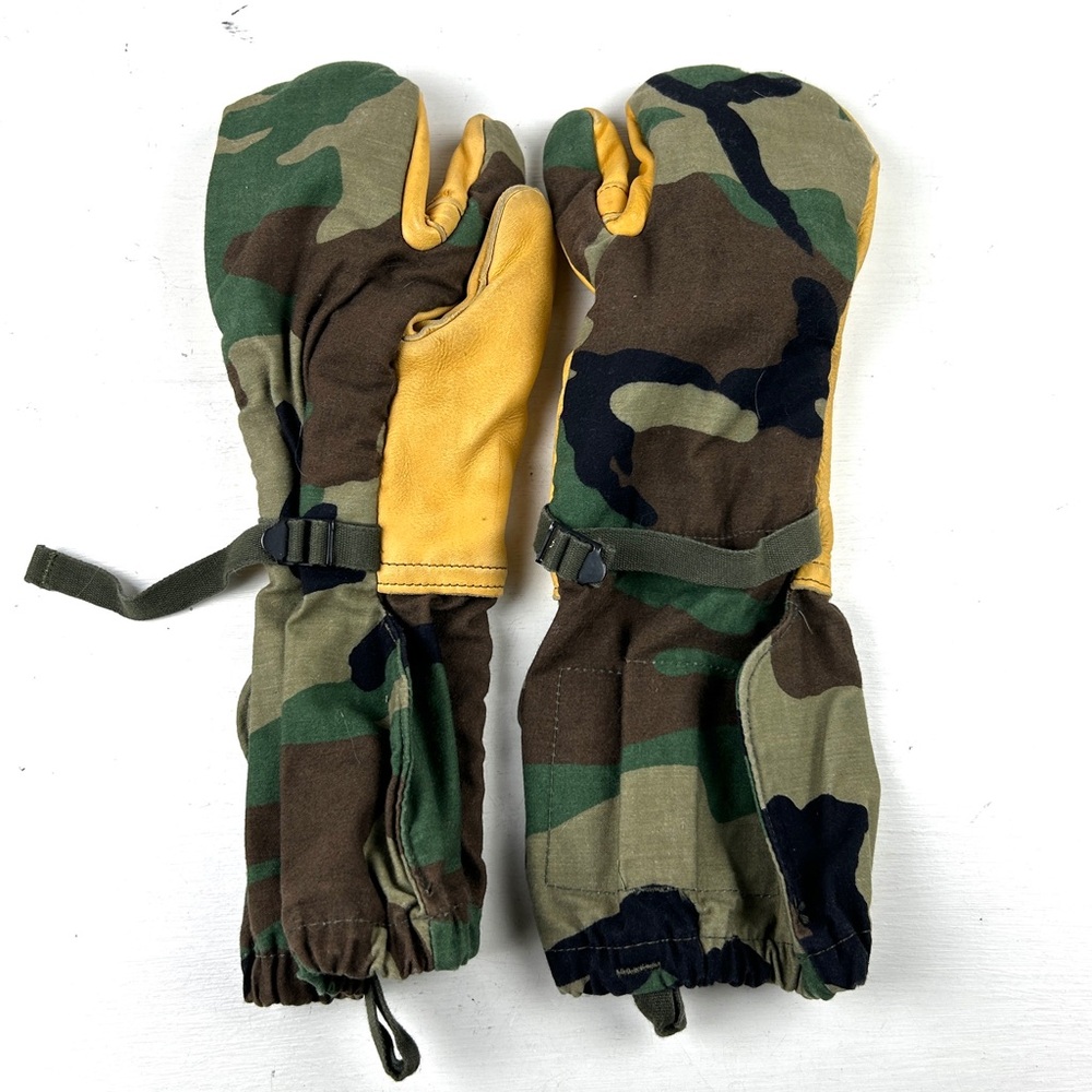 Army Cold Weather Trigger Finger Mittens Hawkeye Glove Sz Medium